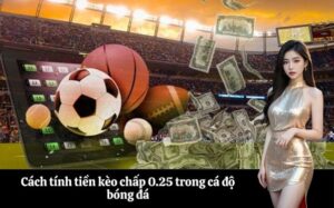 Cách tính tiền kèo chấp 0.25 trong cá độ bóng đá
